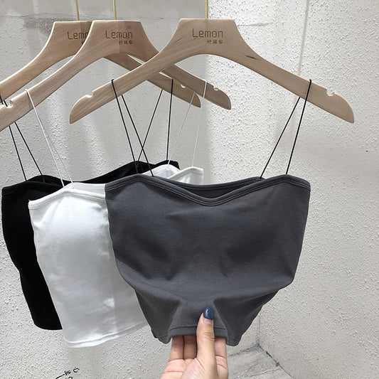 Aloyra Nia Satin-Look Cropped Cami product view 1