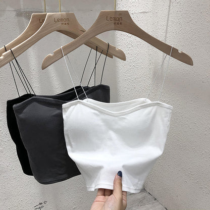 Aloyra Nia Satin-Look Cropped Cami product view 2