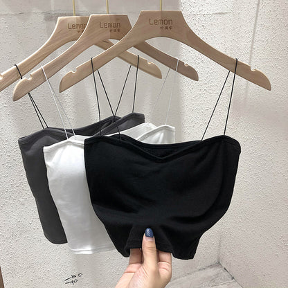 Aloyra Nia Satin-Look Cropped Cami product view 3