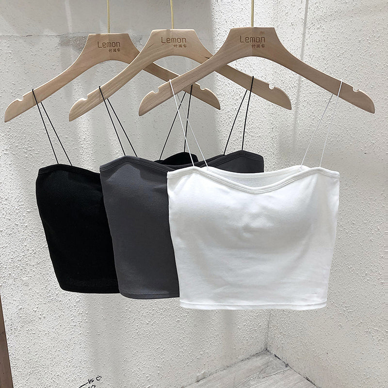 Aloyra Nia Satin-Look Cropped Cami product view 4