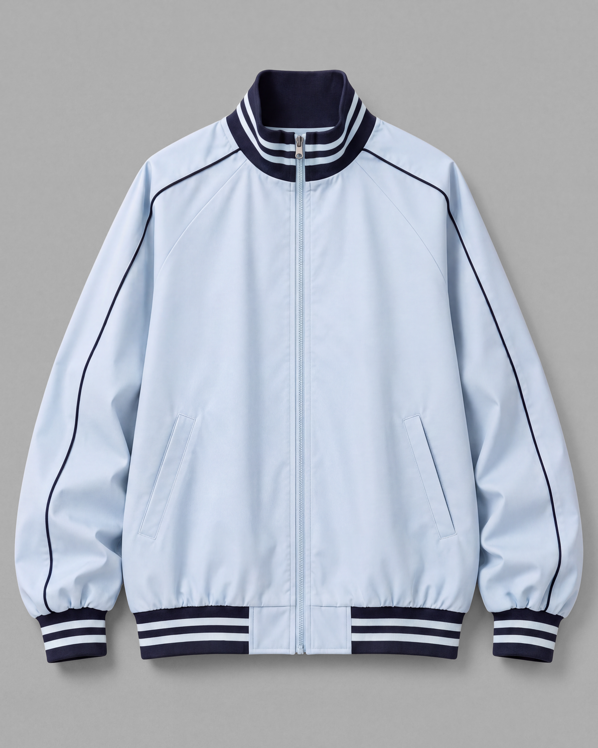 Light blue jacket, front product view