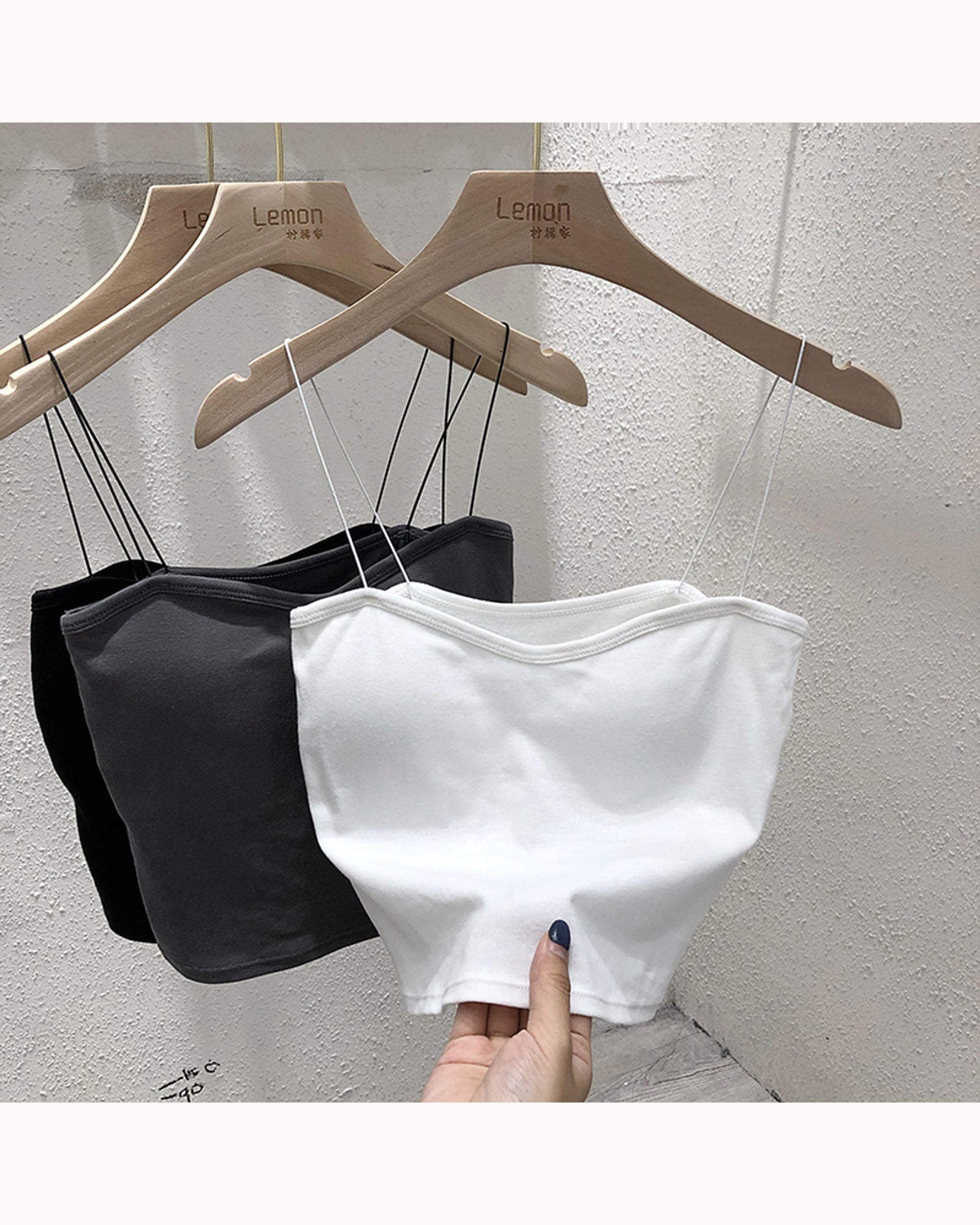 White Padded Everyday Cami – alternate view 1